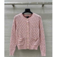 Trendy Design Chanel Cashmere Blend Knit Cardigan 0620 Pink 2025