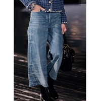 Affordable Price Chanel Denim Jeans with Chain Charm 0620 Blue 2025