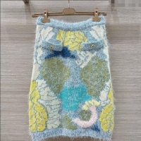 Well Crafted Chanel Wool Blend Knit Skirt C0716 2025