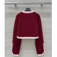 Best Price Chanel Cashmere Knit Cardigan 0716 Red 2025