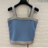 ​Best Product Chanel Cashmere Knit Vest 071602 Blue 2025