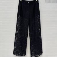 Top Quality Chanel Lace Pants 0717 Black 2025