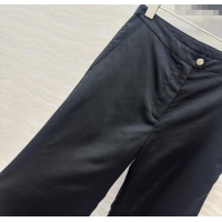 Good Quality Chanel CC Allover Pants 0717 Black/White 2025