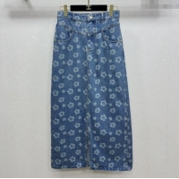 Affordable Price Chanel Denim Skirt CH072508 Blue 2025