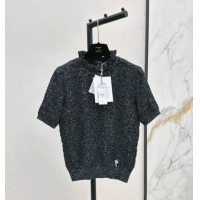 Buy Inexpensive Chanel Knit Top CH072413 Black 2025