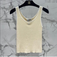 Most Popular Chanel Knit Vest CH072521 Beige 2025