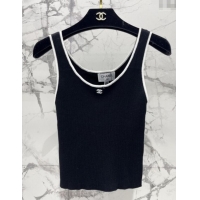 ​Grade Quality Chanel Knit Vest CH072522 Black 2025