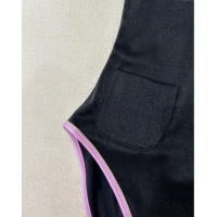 ​Best Price Chanel Stretch Jersey Swimsuit CH8601 Black/Pink 2025