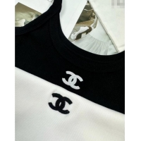 Top Grade Discount Chanel Knit 0814 White/Black 2025