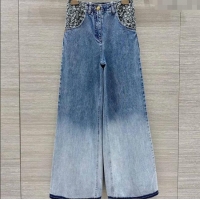 Grade Quality Chanel Gradient Jeans 0814 Blue 2025