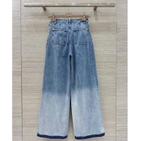 Grade Quality Chanel Gradient Jeans 0814 Blue 2025
