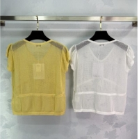 Well Crafted Chanel Mesh Top 0814 Yellow 2025