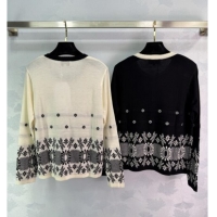 Free Shipping Discount Chanel Wool Knit Cardigan 0812 Black 2025