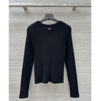 ​Grade Quality Chanel Knit Sweater CH82122 Black 2025