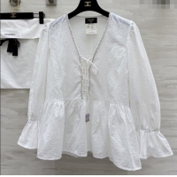 Traditional Discount Chanel Blouse CH82127 White 2025