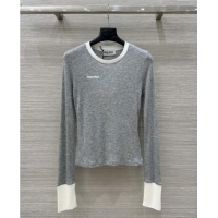 Buy Discount Miu Miu Shirt M82102 Grey 2025