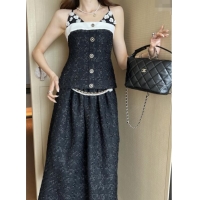 Unique Grade Chanel Tweed Vest CH82120 Black 2025