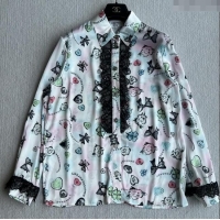 Affordable Price Chanel Shirt CH082901 White 2025