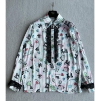 Affordable Price Chanel Shirt CH082901 White 2025