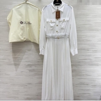 Buy Inexpensive Loro Piana Dress L090208 White 2025