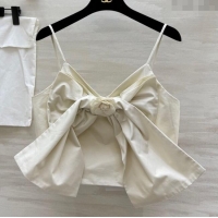 Top Quality Chanel Bow Vest CH82113 White 2025