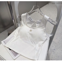 Top Quality Chanel Jewel CC Vest 0911 White 2025