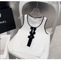 Top Grade Chanel Bow Vest 0911 White 2025