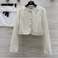 Trendy Design Chanel Tweed Jacket CH91304 Beige 2025