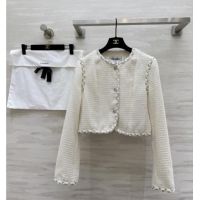 Trendy Design Chanel Tweed Jacket CH91304 Beige 2025