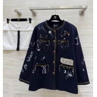Affordable Price Chanel Graffiti Denim Jacket CH91311 2025