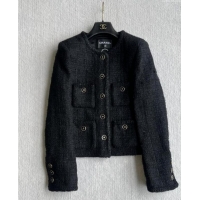 Good Taste Chanel Tweed Jacket CH91929 Black 2025