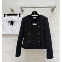 Reasonable Price Chanel Tweed Jacket CH92519 Black 2025
