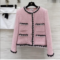 Grade Quality Chanel Tweed Jacket CH92521 Pink 2025