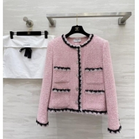 Grade Quality Chanel Tweed Jacket CH92521 Pink 2025