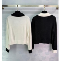 Famous Brand Chanel Wool Cashmere Cardigan CH101501 White 2025