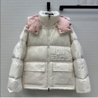 Spot Bulk Moncler Abbaye Down Jacket ML110601 White 2025