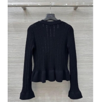 Specials Classic Chanel Wool Cardigan CH101504 Black 2025