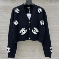 Market Sells Chanel CC Wool Cardigan CH101506 Black 2025