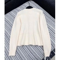 Original Cheap Chanel Crochet Cardigan CH101509 White 2025