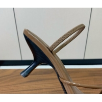 Grade Quality The Row Patent Leather Sandals TR052903 Brown 2025