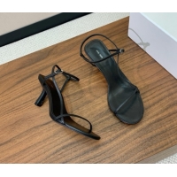 Unique Style The Row Bare Sandal in Leather 6.5cm Heel TR052904 Black 2025