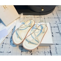 Grade Quality The Row Ankle Strap Sandal in White Leather TR052917 2025