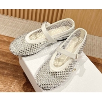 Sumptuous The Row Strass Ballet Flats Slipper White 0604094 2025