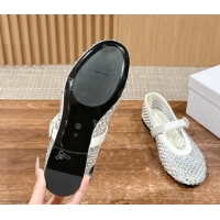 Sumptuous The Row Strass Ballet Flats Slipper White 0604094 2025