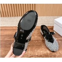 Sophisticated The Row Strass Ballet Flats Slipper Black 0604095