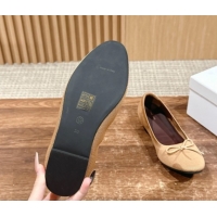 Perfect The Row Knit Ballet Flats Brown 0604097