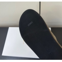 Sophisticated The Row Suede Platform Slides Sandal Dark Grey 0604099