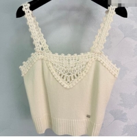 Buy Discount Chanel Crochet Vest CH110643 White 2025