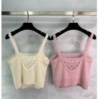 Buy Discount Chanel Crochet Vest CH110643 White 2025