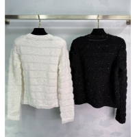 Luxury Cheap Chanel Wool Cardigan CH110664 Black 2025